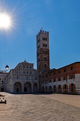 Obraz premium Duomo di San Martino in Lucca in der Toskana in Italien 