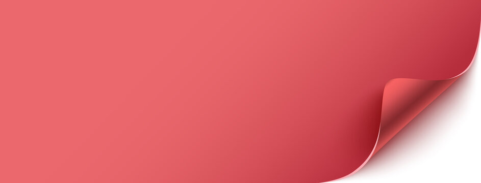 Red header background. Horizontal banner, template for uour projects.