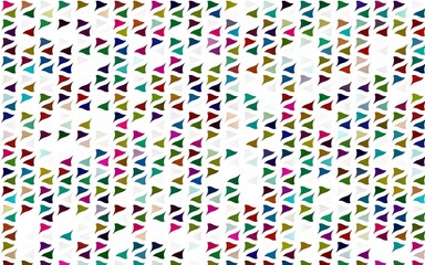 Light Multicolor, Rainbow vector layout with lines, triangles.