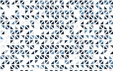 Light BLUE vector seamless template with crystals, triangles.