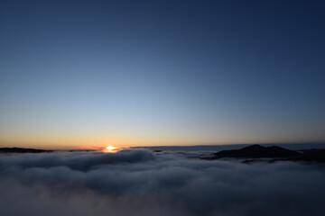 Sea of clouds in early morning