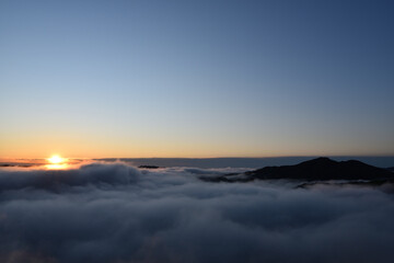 Sea of clouds in early morning
