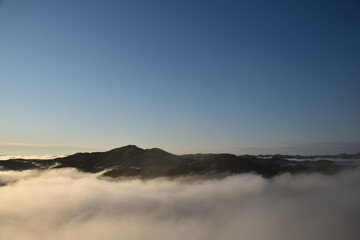Fototapeta premium Sea of clouds in early morning