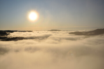 Sea of clouds in early morning