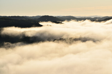 Sea of clouds in early morning