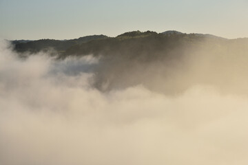 Sea of clouds in early morning