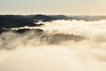 Sea of clouds in early morning