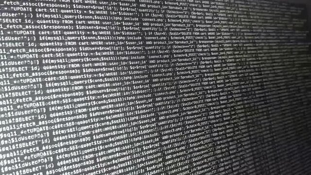 Programming code abstract technology background of software developer