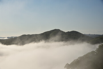 Sea of clouds in early morning