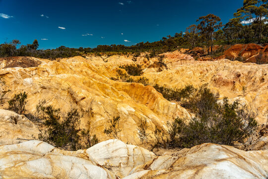 Pink Cliffs Geological Reserve in Heathcote, VIC
