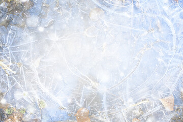 snow ice soft white background, blurred winter wallpaper blank