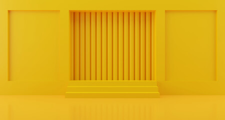 yellow abstract background for graphic design.3d illustration