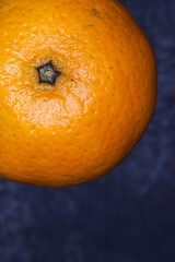 Closeup on small orange texture
