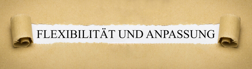 Flexibilität und Anpassung