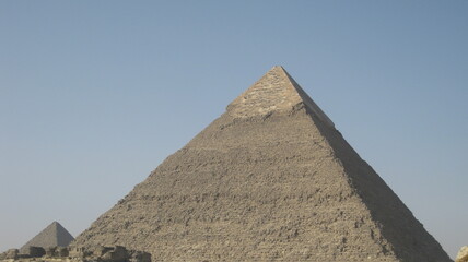 Fototapeta na wymiar Pyramides de Gizeh, Egypte