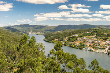 Beautiful landscapes of Douro river Valley, Porto, Portugal