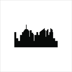 city skyline silhouette logo