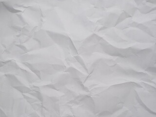 Grey paper crumpled background. Backdrop.