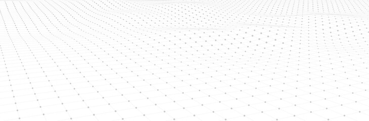 Abstract white background. 3d surface. Calm neutral gray backdrop. Vector illustration