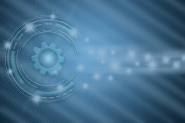 Geometric Digital Abstract technology background. Futuristic concept