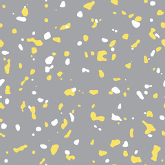 Creative organic liquid spray shapes seamless pattern background.