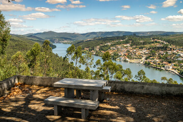 Beautiful landscapes of Douro river Valley, Porto, Portugal