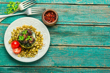 Traditional Italian polenta