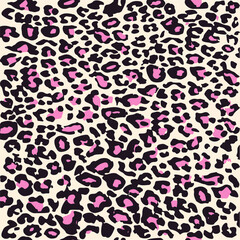 Fototapeta na wymiar leopard pattern. pastel seamless vector.