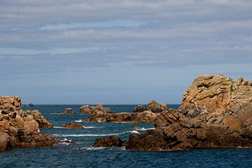 rocky coast of the region sea