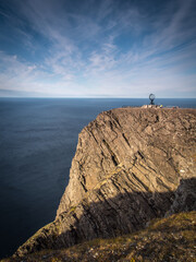 Nordkap Plateau mit Weltkugel Wahrzeichen