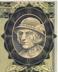 Góral - portret na banknocie okupacyjnym 500 złotych z datą 01 marca 1940									
 - obrazy, fototapety, plakaty