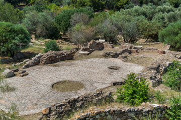 Ruins of Ancient Agora of Classical Athens, Greece
