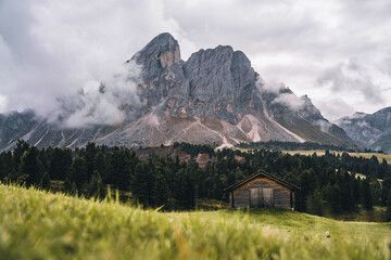Moody Dolomites landscape during fall