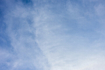 Blue sky white clouds for background