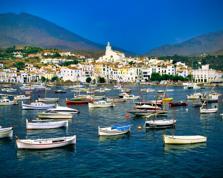 Blick auf  Cadaqu&eacute;s, Catalunya, Spain