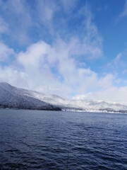 滋賀県長浜市余呉湖（冬）