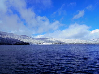 滋賀県長浜市余呉湖（冬）