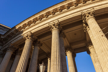 Obraz premium Colonnade of the Kazan Cathedral in St. Petersburg.