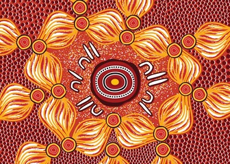 Fototapeta premium Aboriginal Vector Artwork