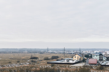 Obraz premium view of the bosphorus strait country