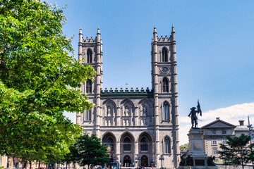 Notre-Dame Basilica, Montreal, Canada - obrazy, fototapety, plakaty