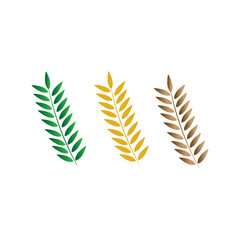 Rice Seed Icon Design Illustration