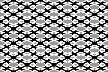 seamless abstract geometric monochrome pattern-19h1a