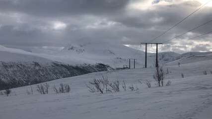 Top of Fjellheisen Mountain, Tromso Cable Car.  