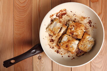 Frying Fish Fillet Block, Alaska Pollock.