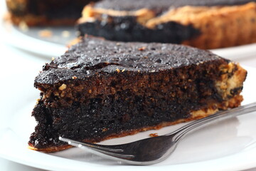 Treacle Pie with Molasses Filling