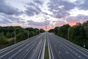 Highway to sunset