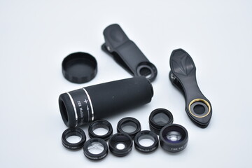 All In 1 Mobile Phone Lens Kit Macro Fisheye Zoom Camera Lens