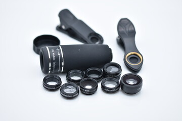 All In 1 Mobile Phone Lens Kit Macro Fisheye Zoom Camera Lens