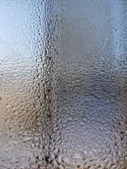 Raindrops on the window pane